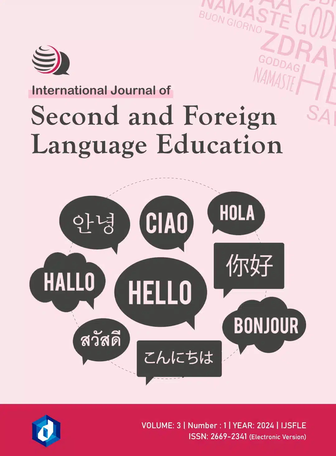 International Journal of Second and Foreign Language Education (IJSFLE)